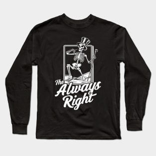 Funny Tarot Card : The Always Right Long Sleeve T-Shirt